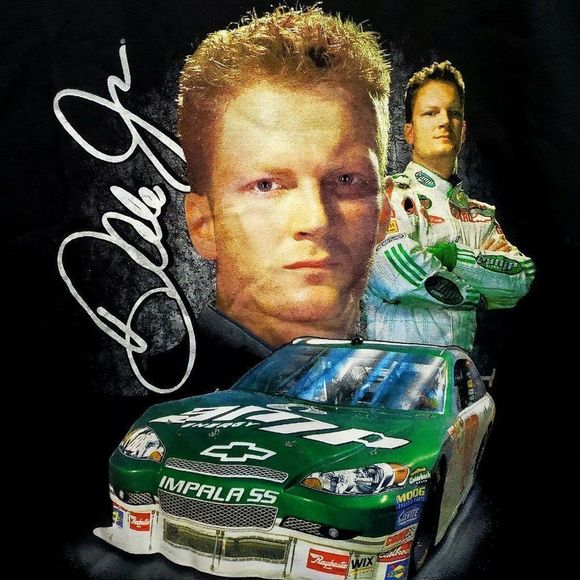 Dale Earnhardt Jr‎ Chase Authentic Shirt Front Back Graphic Race Cool Size 2XL - Picture 2 of 7